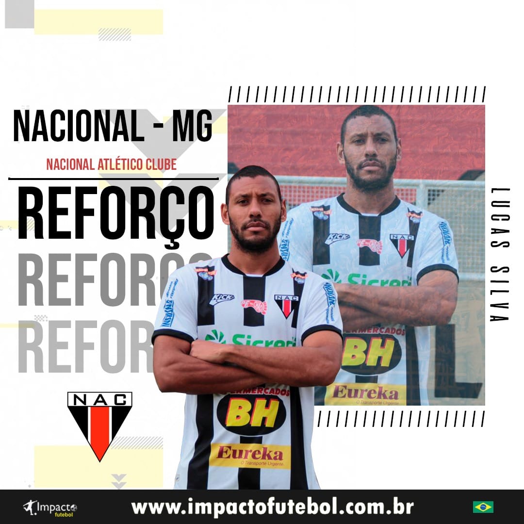 Reforço 2021! Lucas Silva fecha com Nacional de Muriae-MG