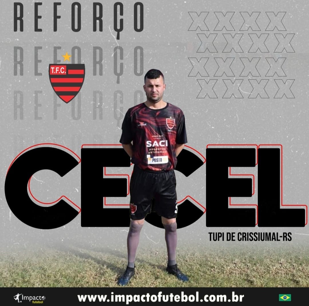 Reforço 2021! Cecel (Atacante) é do Tupi de Criciumal-RS