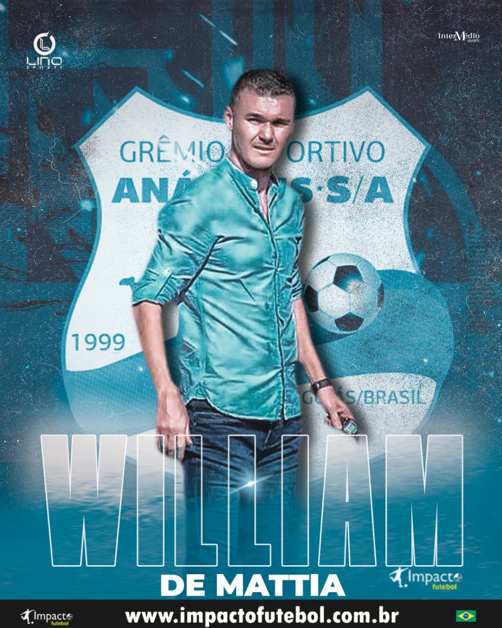 Negócio Fechado! Treinador William De Mattia no Grêmio Anápolis