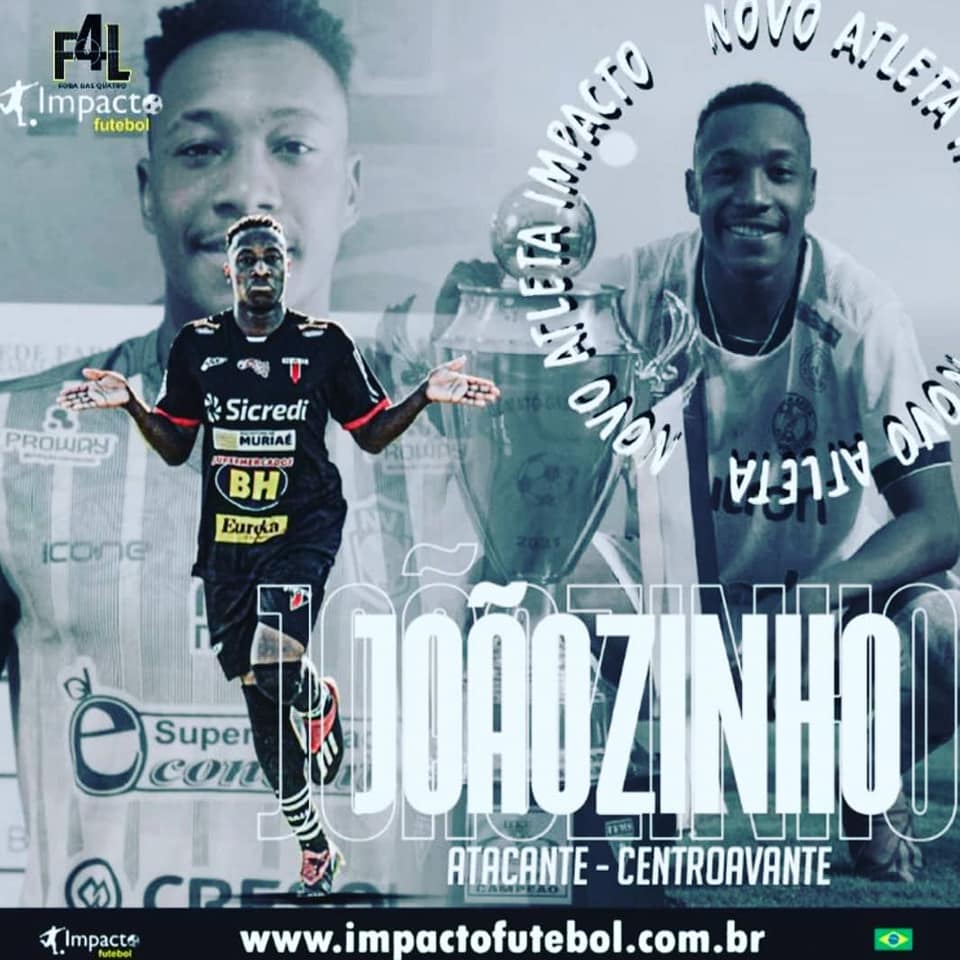 Novo atleta Impacto! Joãozinho Top Artilheiro do Brasil 2021
