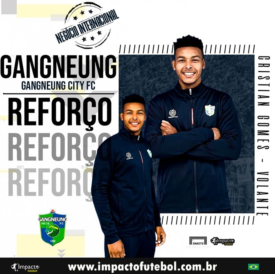 Negocio Internacional! Cristian Gomes é do Gangneung - Korea