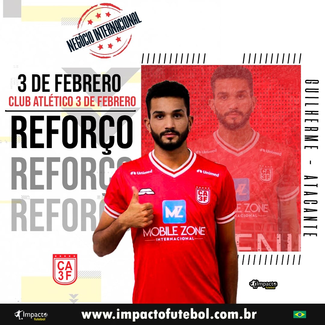 Negocio Internacional! Guilherme é do 3 de Febrero do Paraguai