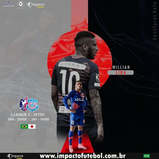 Reestreia! Willian Lira inicia sua segunda temporada no Japão
