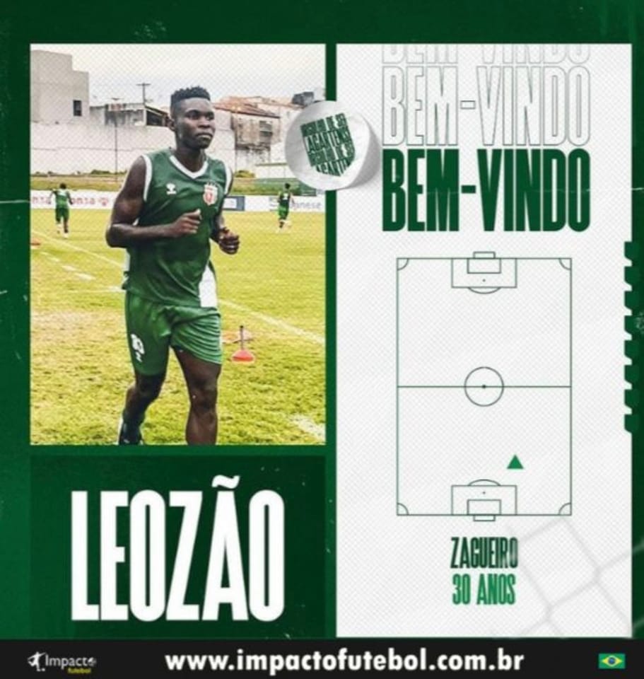 Reforço! Leozão - Zagueiro agora é do Lagarto-SE