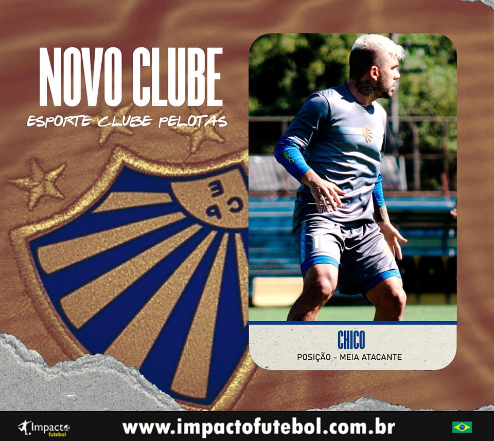 Reforço! Chico agora é do Pelotas-RS no Acesso Gaúcho