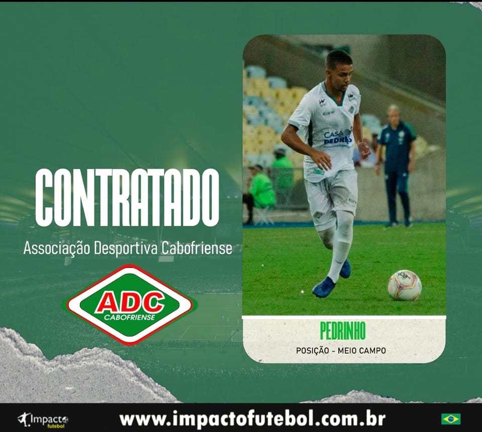 Reforço! Pedrinho joga o Acesso Carioca pelo Cabofriense-RJ