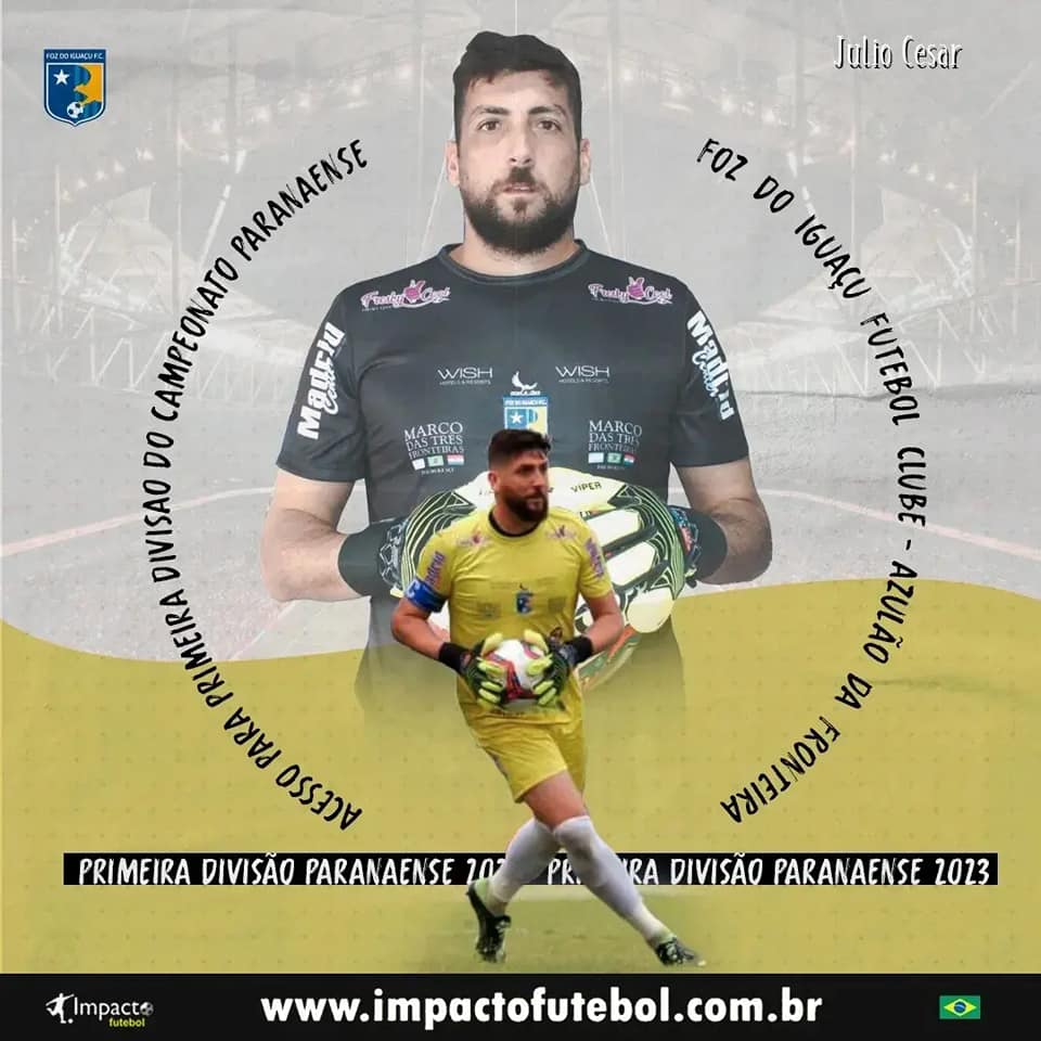 Acesso!!! Júlio César (Goleiro e Capitão) sobe com o Foz-PR 