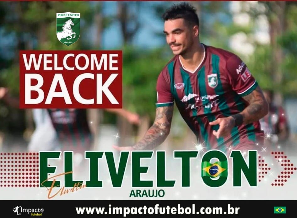 Reforço Internacional! Elivelton volta para Tailândia