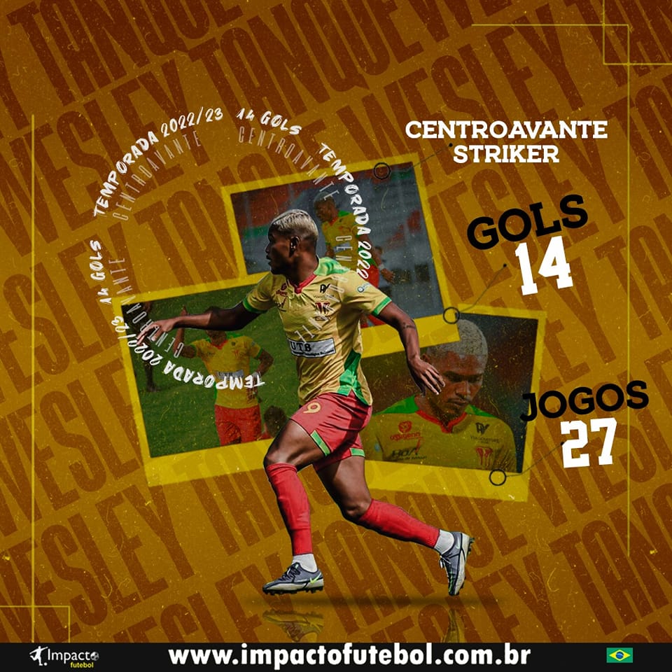 Tem Gol!! Wesley Tanque chega a 14gols na Série A da Bolívia