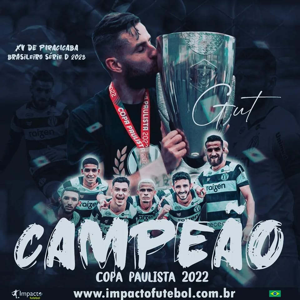 É Campeão! Otávio Gut levanta a Taça da Copa Paulista