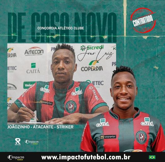 Negócio Fechado! Joãozinho vai defender o Concórdia-SC 
