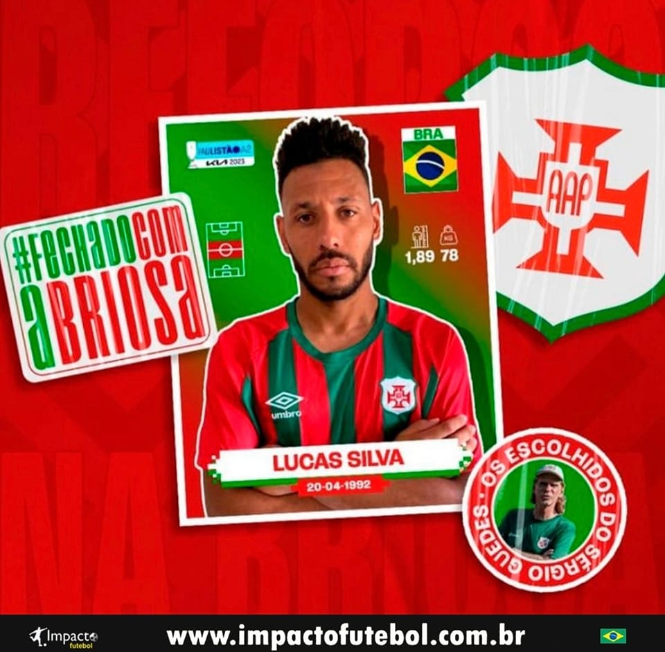 Negócio Fechado! Lucas Silva (Volante) é da Portuguesa Santista 