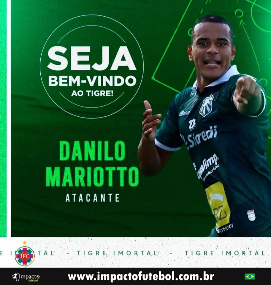 Negócio Fechado! Danilo Mariotto é do Ipatinga-MG