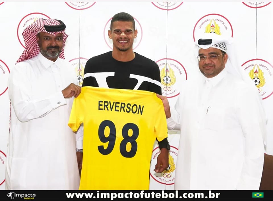 Negócio Internacional! Erverson (Striker) vai atuar no Qatar 