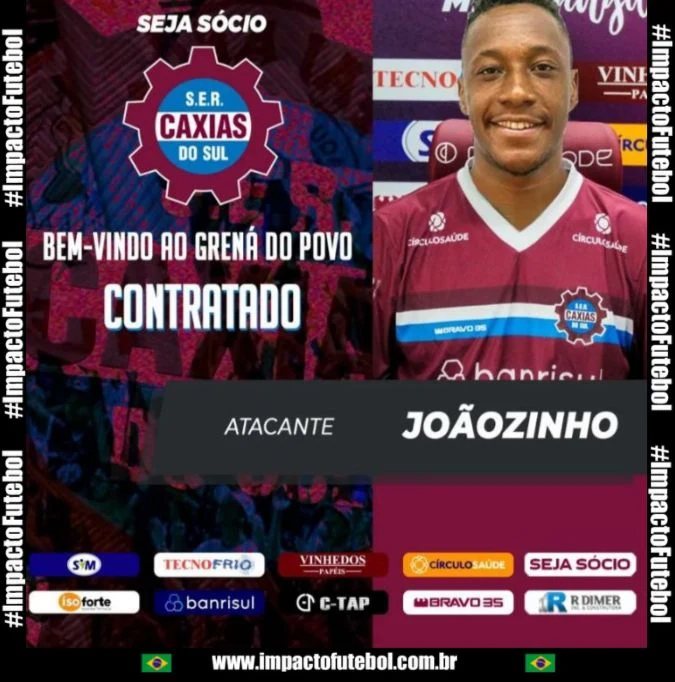 Negócio Fechado! Joãozinho é do Caxias-RS