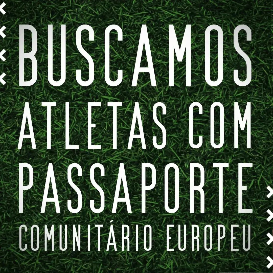 Atenção! Buscamos atletas com Passaporte Comunitário