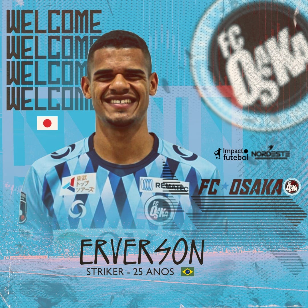 Negocio Internacional! Erveson assina com FC Osaka - Japão