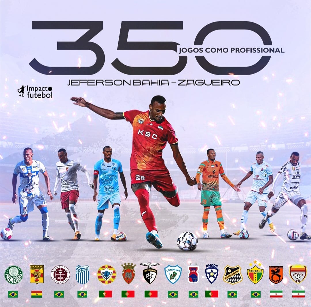 Destaque! 350 jogos - Jeferson Bahia (Zagueiro Canhoto)
