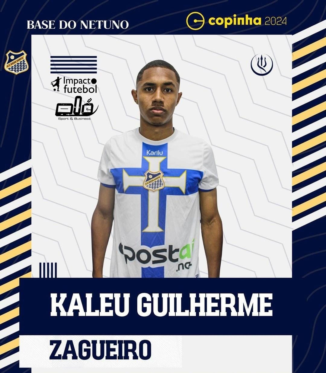 Convocado - Copa São Paulo 2024 - Kaleu (Zagueiro e Volante)