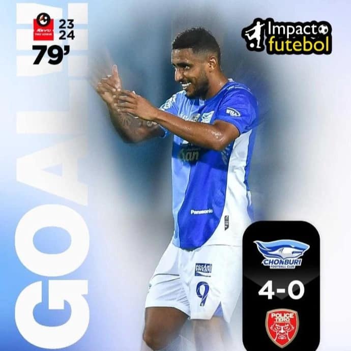 Tem Gol!!! Willian Lira marca na Tailândia já são 9 gols!