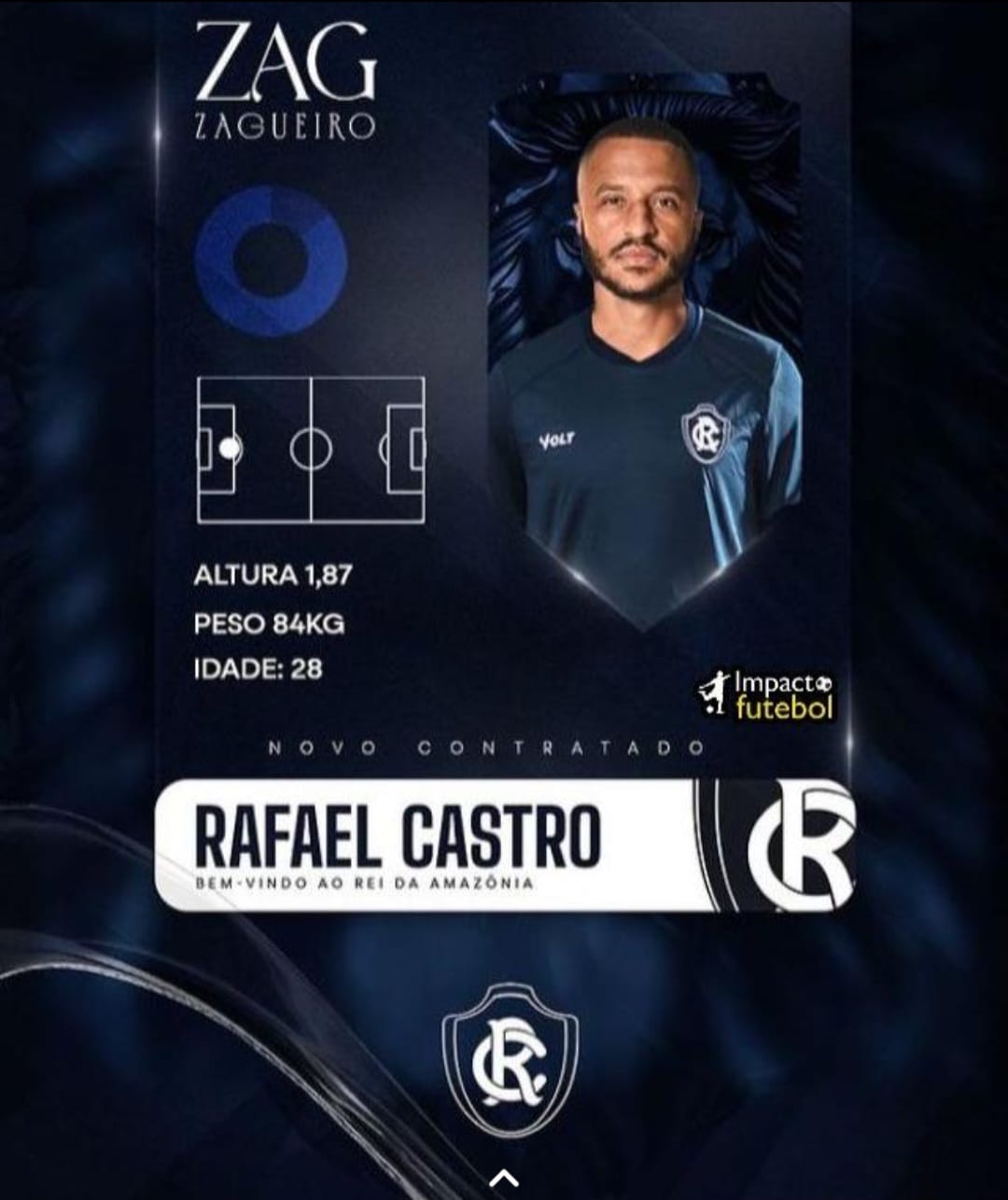 Negocio Fechado! Rafael Castro (Zagueiro) é do Remo-PA