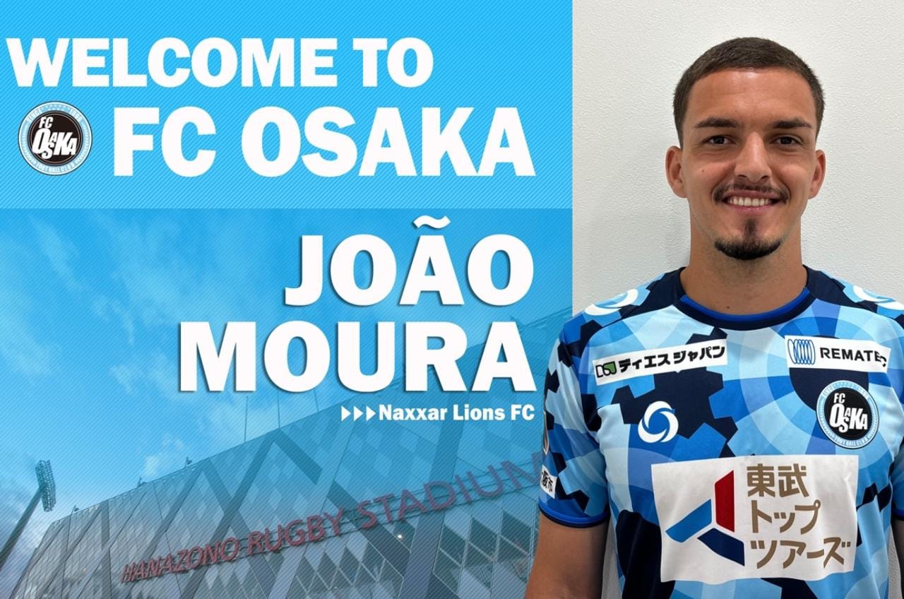 Negócio Internacional! João Moura é do FC Osaka - Japão