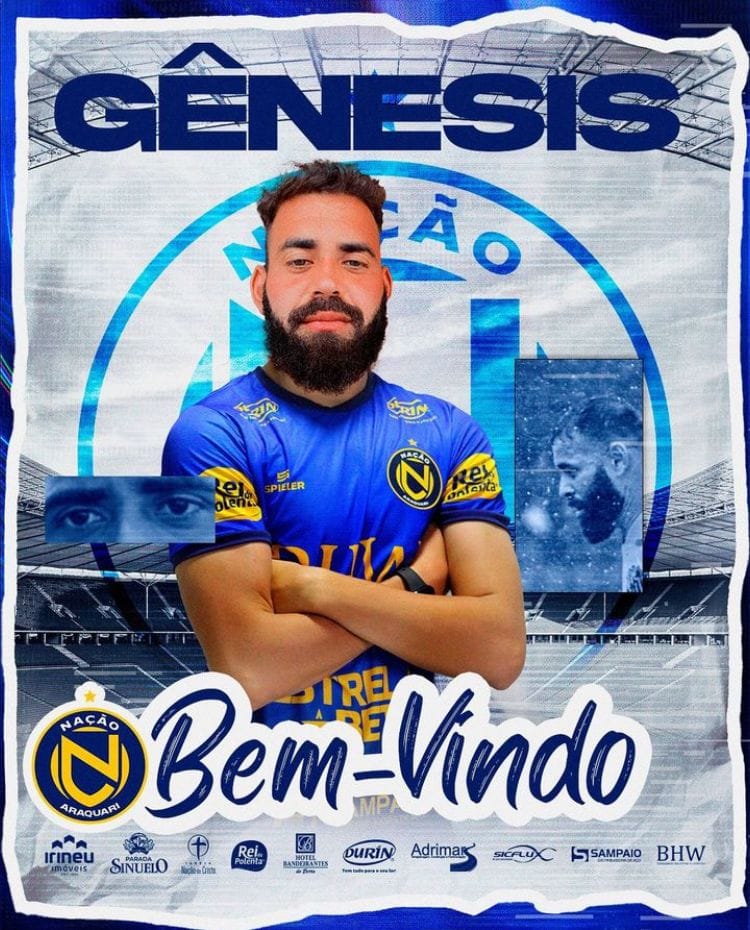 Negócio Fechado! Genesis é do Nação na Copa Santa Catarina