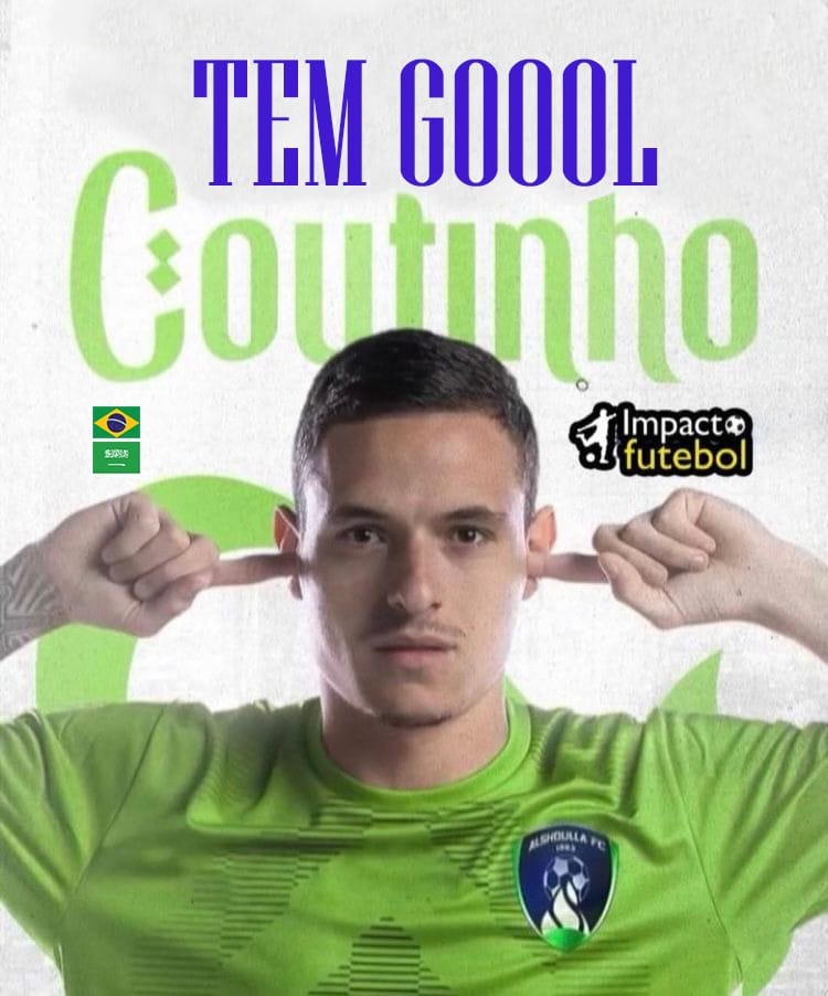 Tem Gol na Arábia! Coutinho