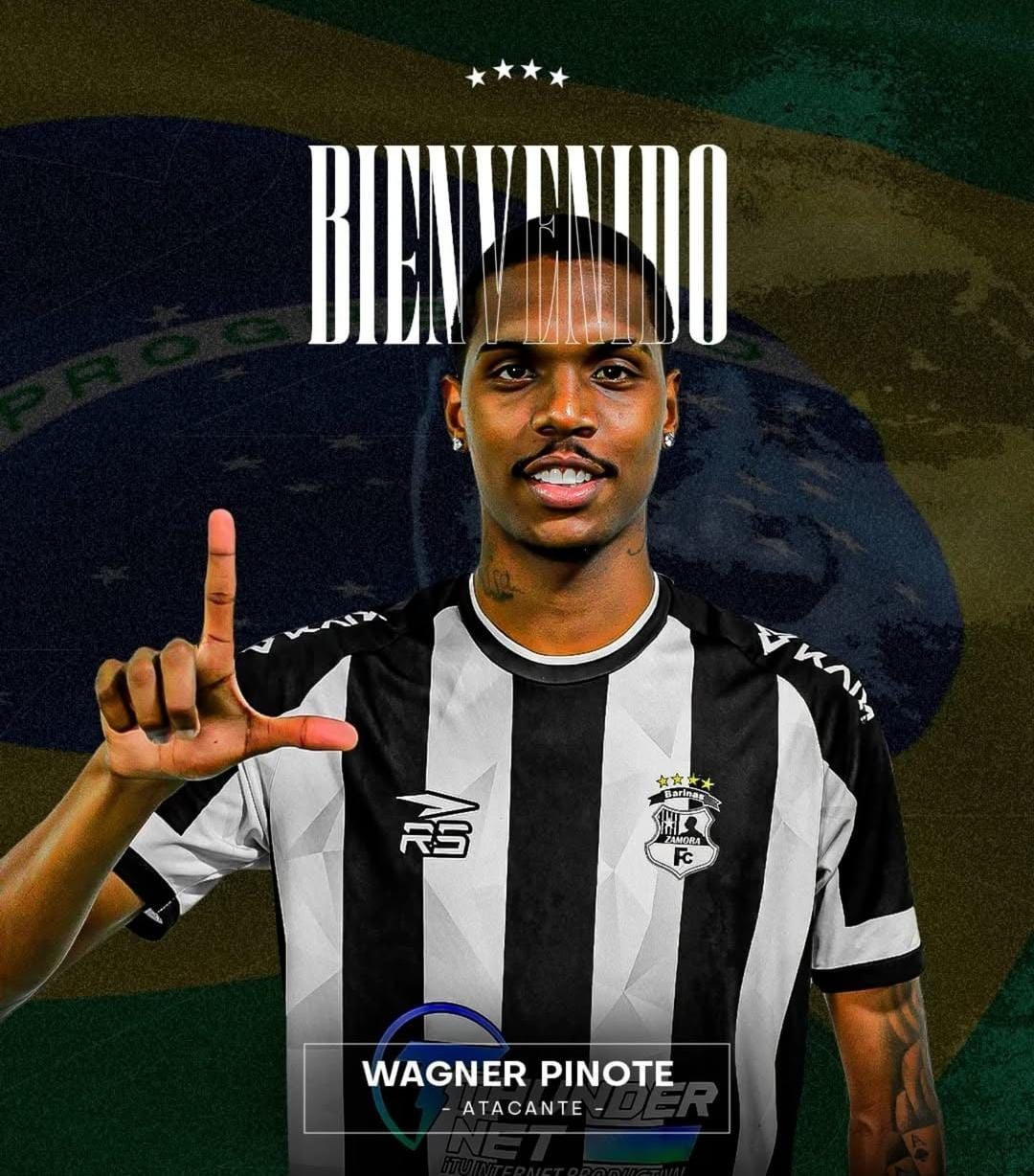 Negócio Internacional! Pinote é do Zamora da Venezuela
