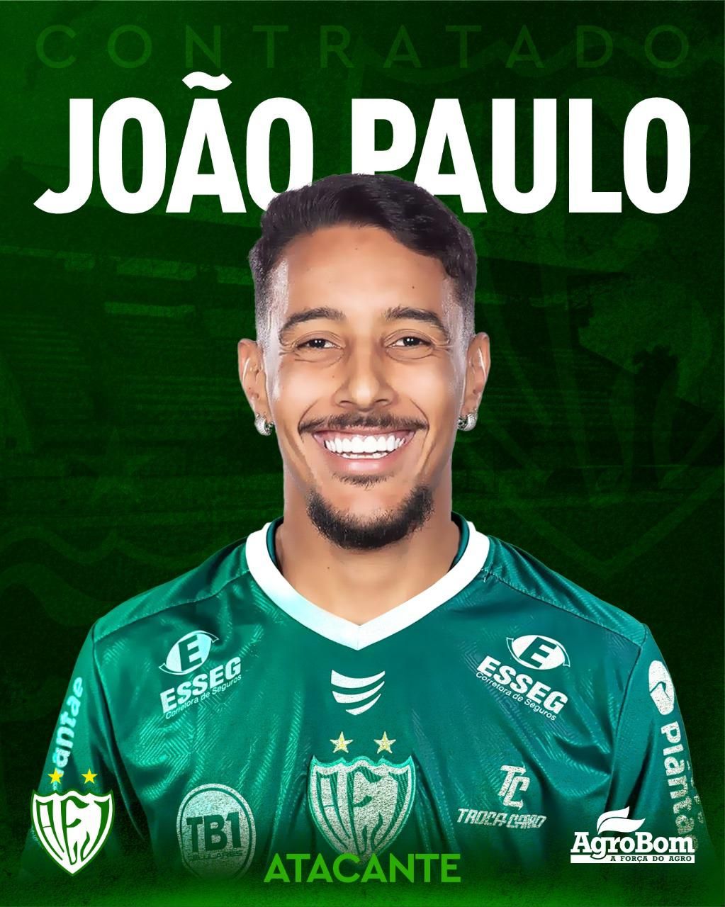 Tem Gol!!! João Paulo marcou na estreia pelo Jataiense-GO