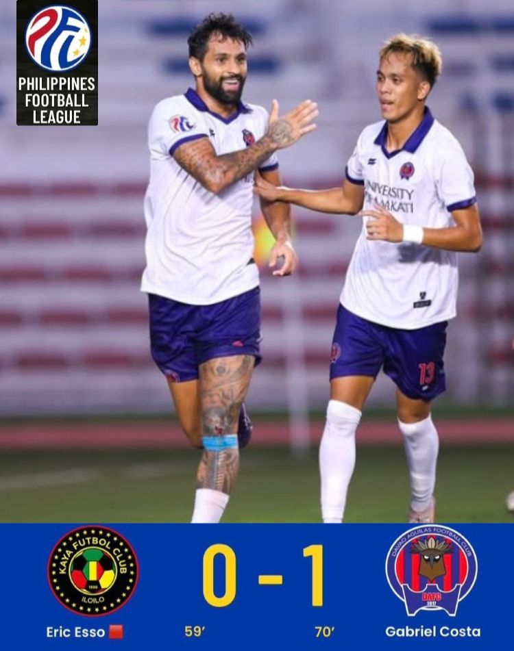 Tem Gol!!! Gabriel Costa marca na Ásia para o Davão Aguilas