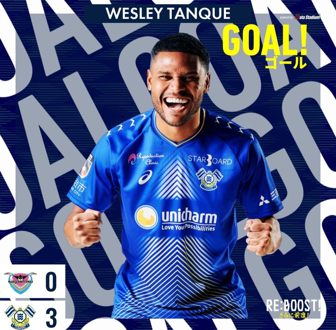 Tem Gol!!! 2x Wesley Tanque pelo Campeonato Japonês 