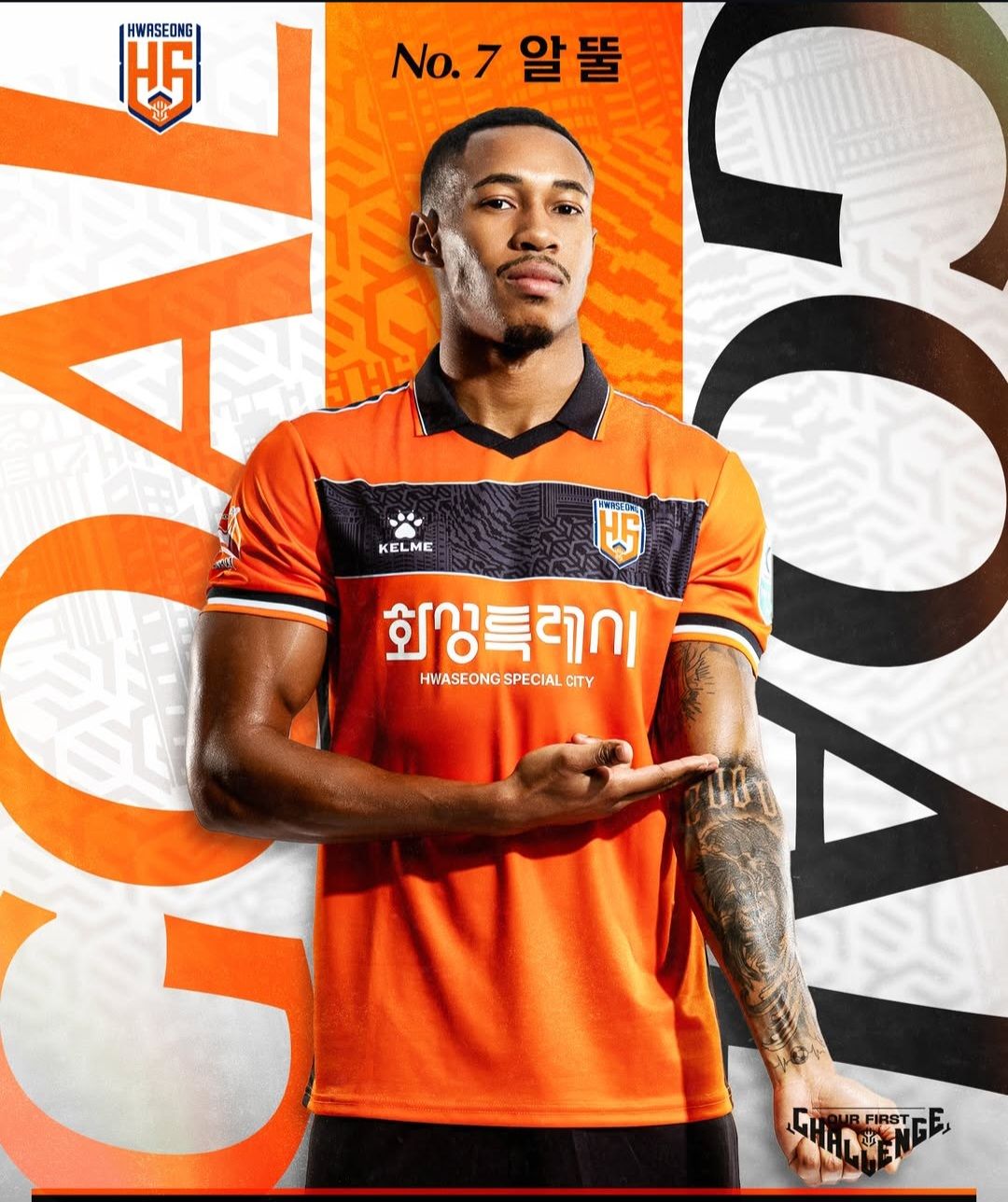 Tem Gol!!! Arthut Moura marcou na Korea para o HWASEONG