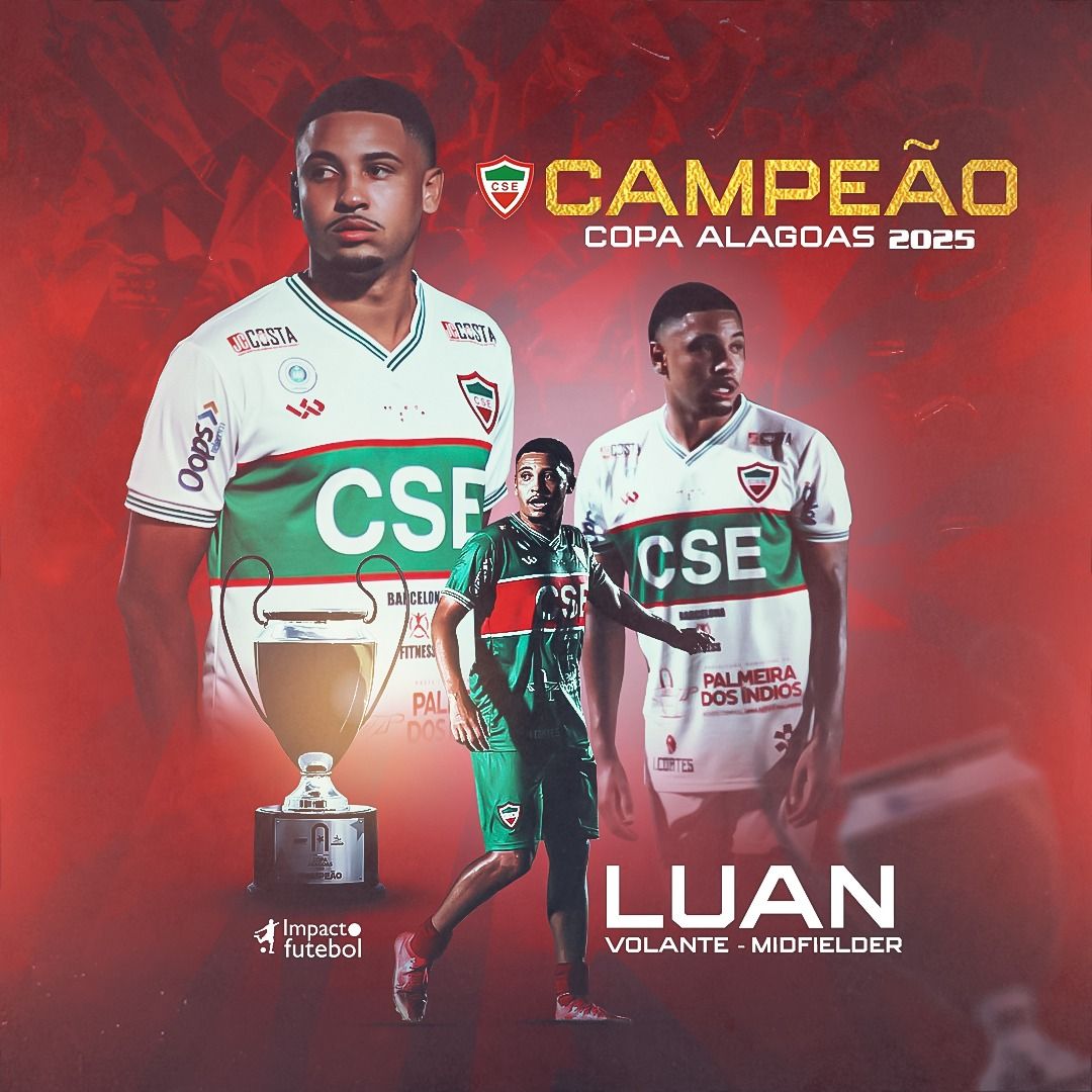 É Campeão! Luan Silva levanta a Taça pelo CSE-AL 