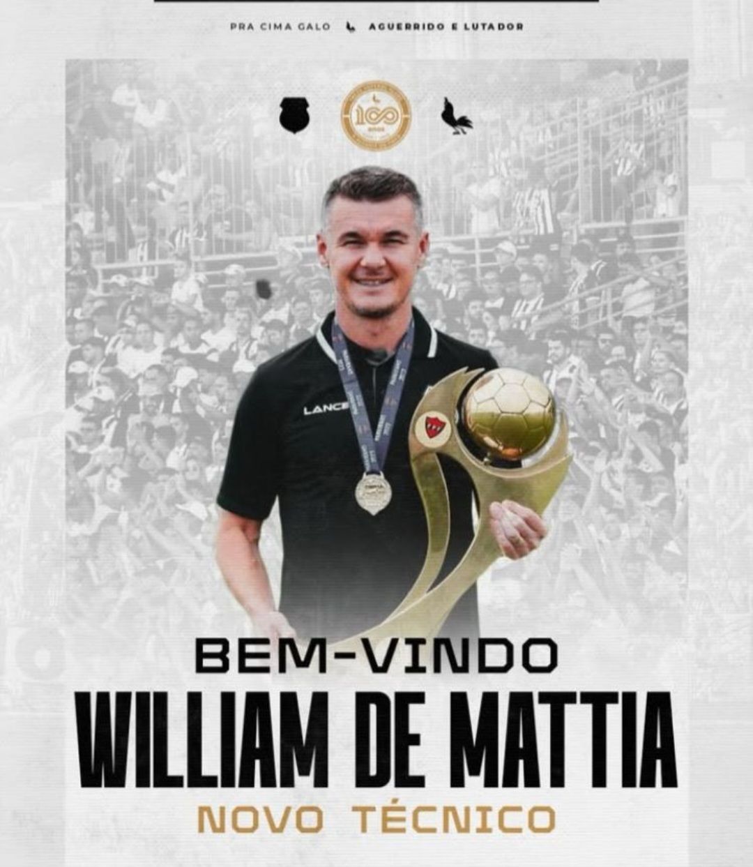 Negocio Fechado! Willian de Mattia treinador é do Treze-PB