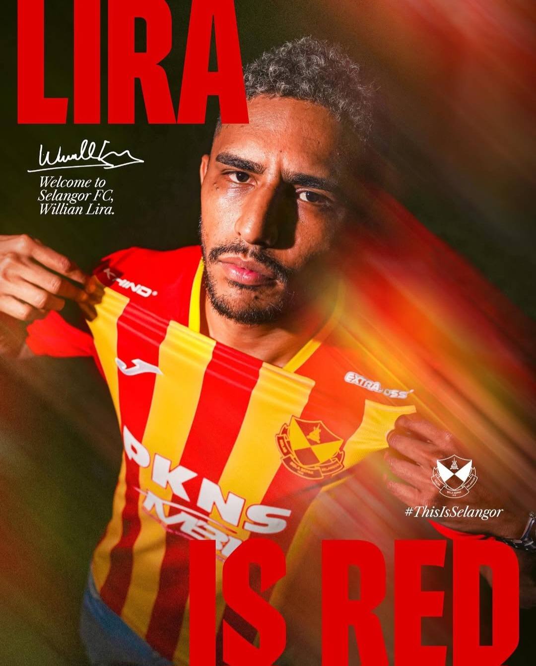 Negócio Internacional! Willian Lira assina com Selangor Malásia
