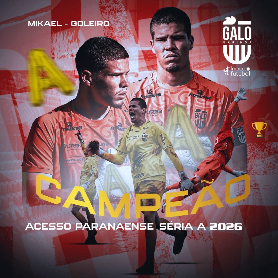 Mikael - Goleiro Impacto conquistou Acesso!