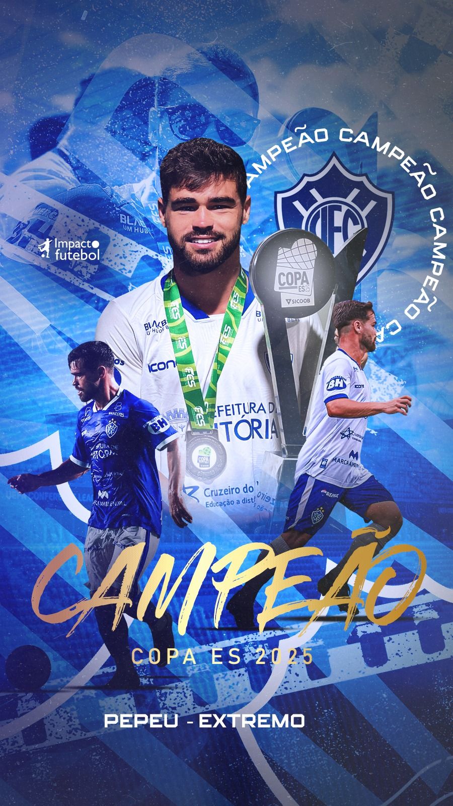 É Campeão! Pepeu marcou o Gol do Título