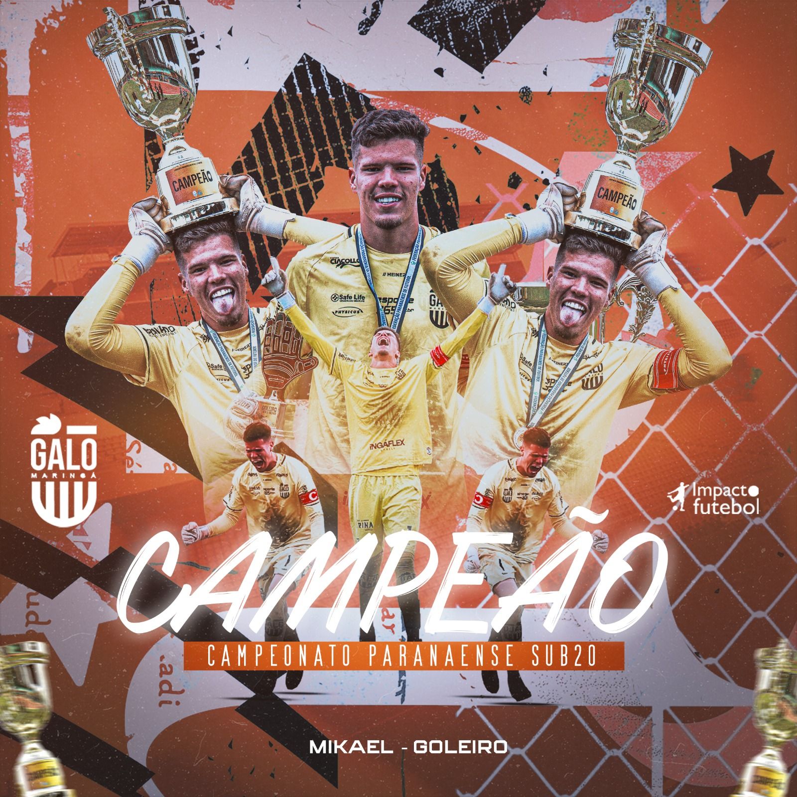 É Campeão!!! Mikael é Campeão Paranaense pelo Galo Maringa