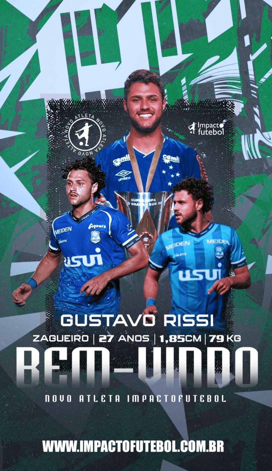 Novo atleta Impacto! Gustavo Rissi que atua no Japão